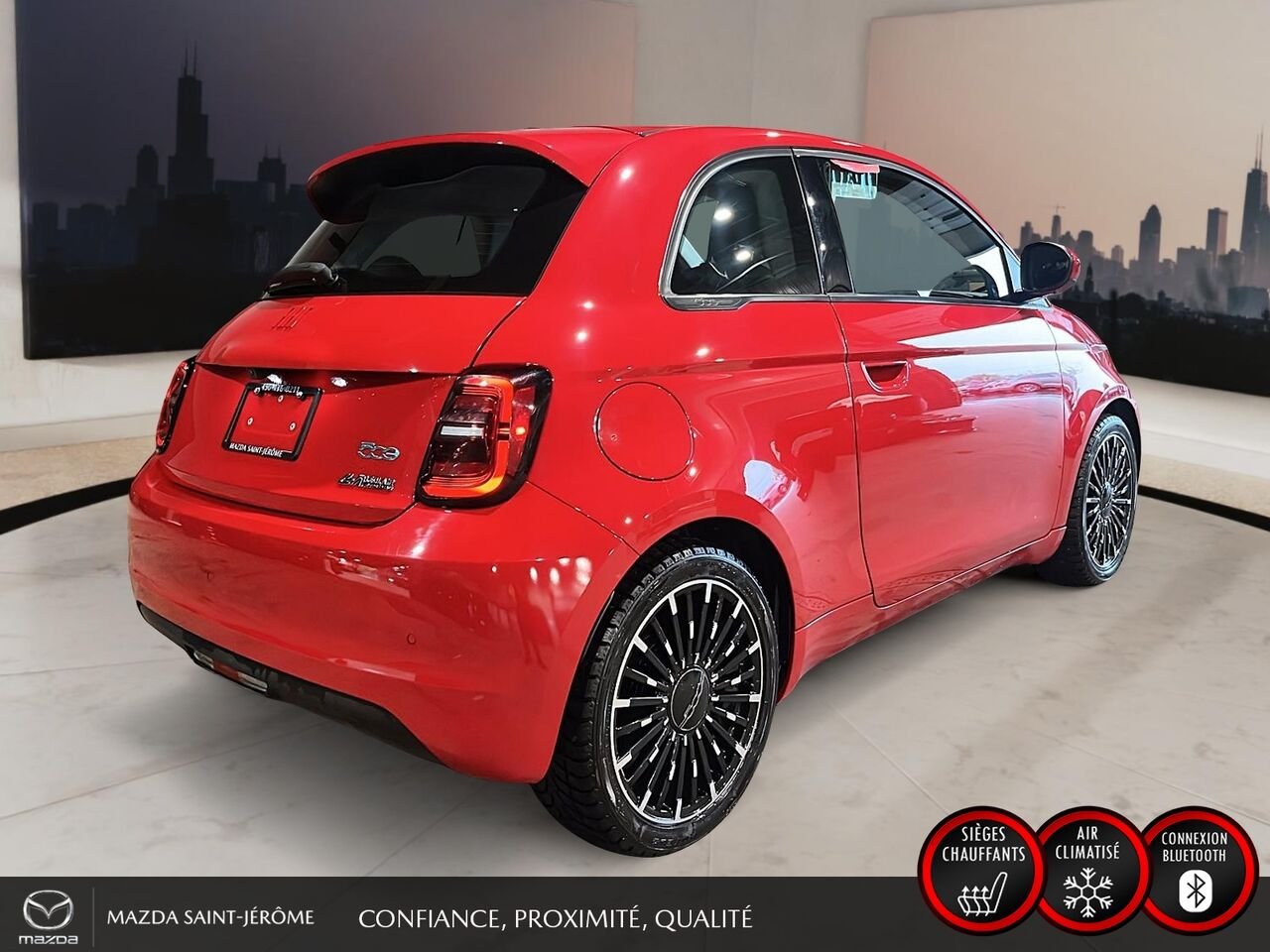 2024 FIAT 500e Édition (RED) | 100 % ÉLECTRIQUE | SEULEMENT 17 026 KM | CARFAX VIERGE Red Saint-Jérôme - photo #5
