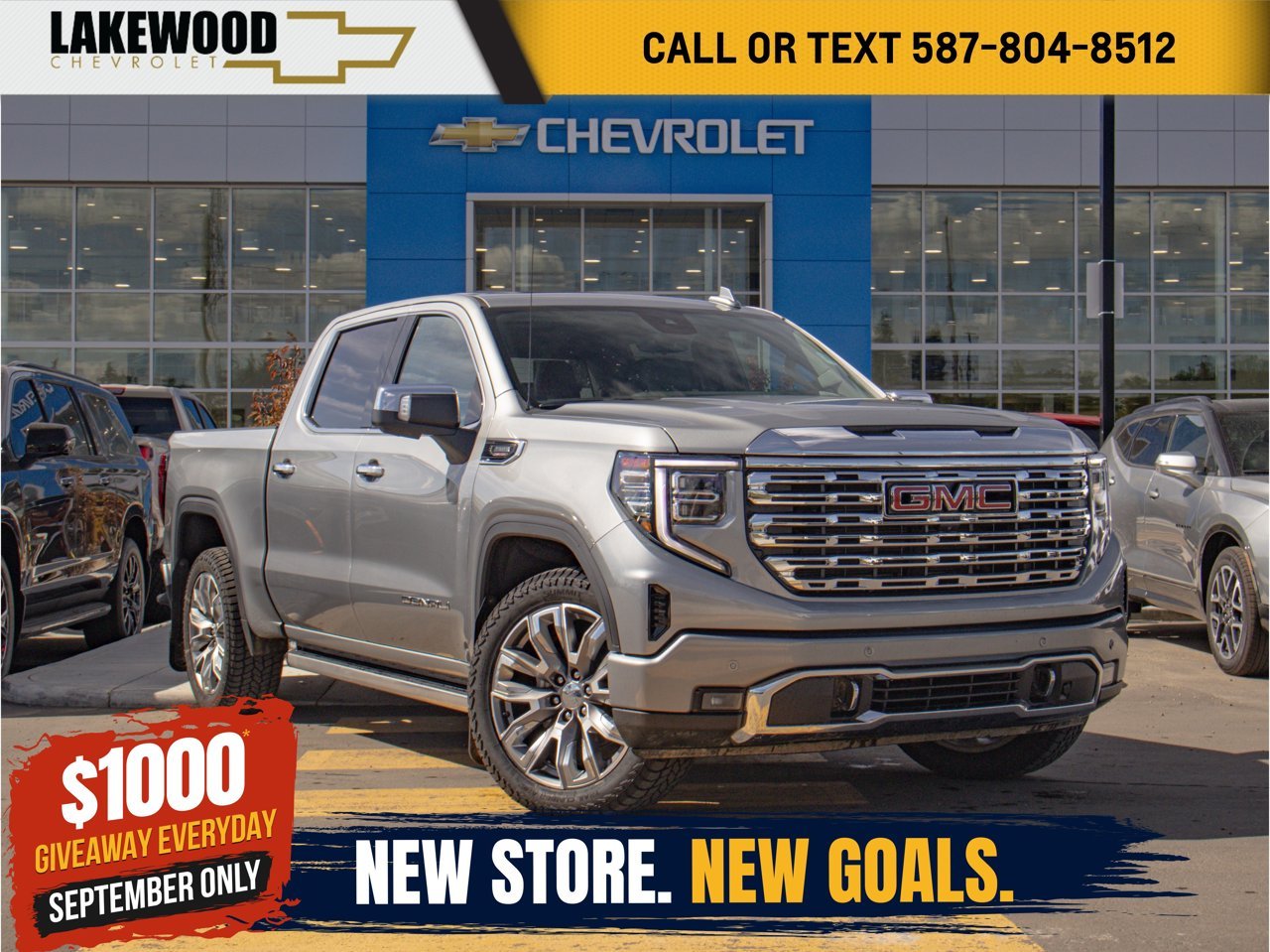 2025 GMC Sierra 1500 4WD Crew Cab 147 Denali Grey Sherwood Park - photo #0