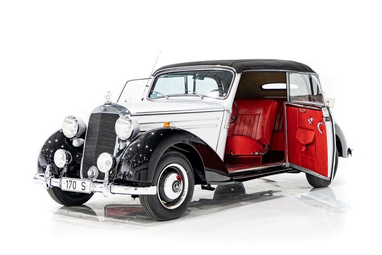 Mercedes-Benz 170S Cabriolet B Wonderfully Presented Old Restoration 1950 Gris Montréal - photo #34