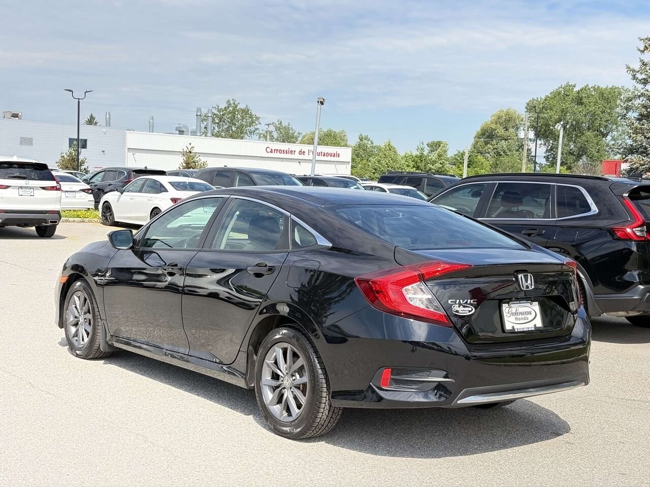 Honda Civic EX 2021 Noir Gatineau - photo #3