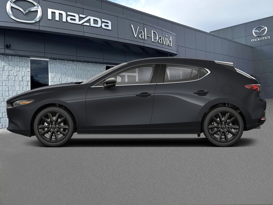 2026 Mazda Mazda3 Sport GT avec moteur turbo BA TI i-ACTIV Jet Black Mica