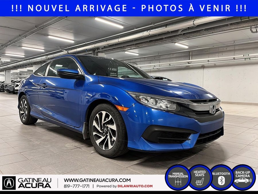 Honda Civic Coupé LX 2017 Bleu