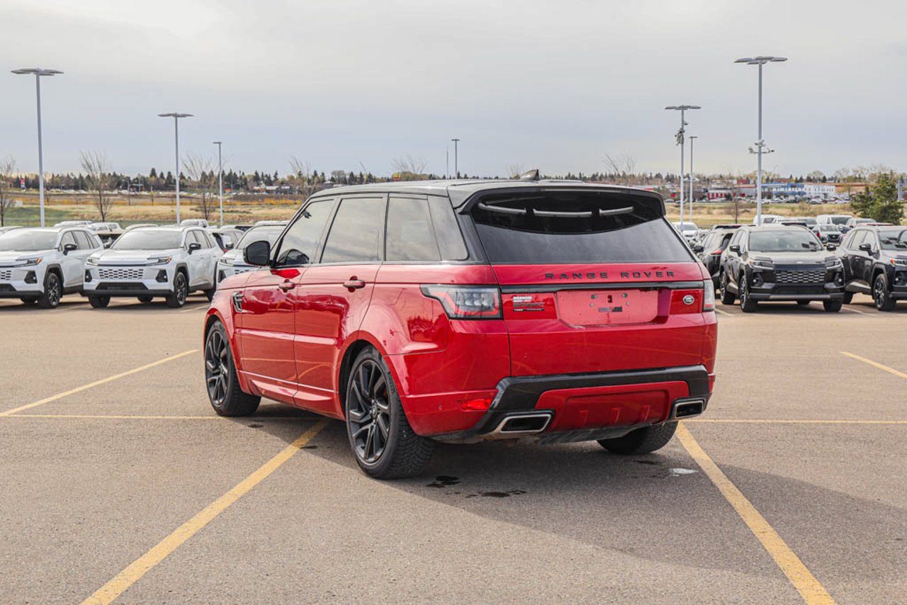 2022 Land Rover Range Rover Sport V8 Supercharged Autobiography Dynamic Red Sherwood Park - photo #9