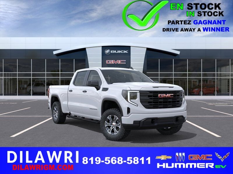 GMC Sierra 1500 Pro cabine multiplace 4RM 157 po 2026 Blanc sommet Ottawa & Gatineau - photo #0