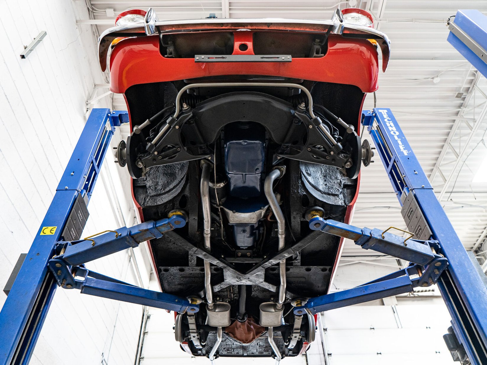 Sunbeam Tiger Unrestored with single repaint **PRIX EN USD** 1967 Rouge Montréal - photo #85