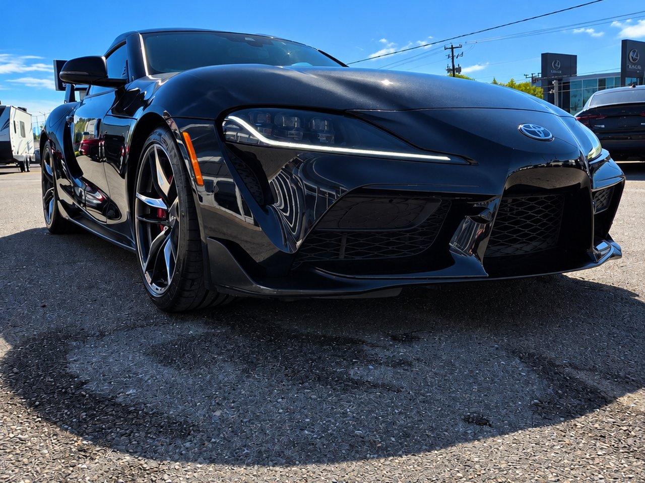 Toyota GR Supra 2020 Noir Granby - photo #8