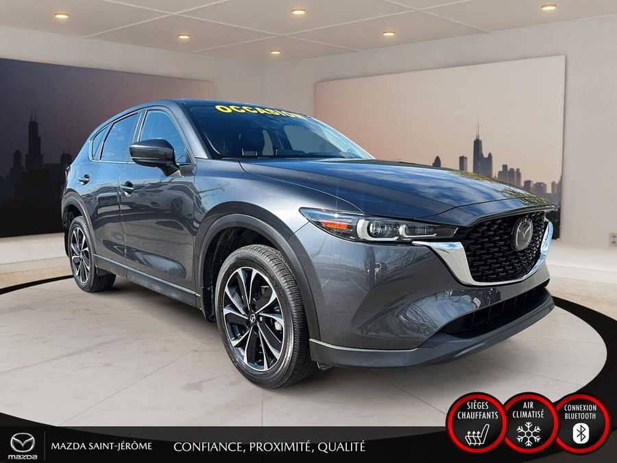Mazda CX-5 GS LUXURY | TOIT OUVRANT | CUIR | AWD 2023 Gris