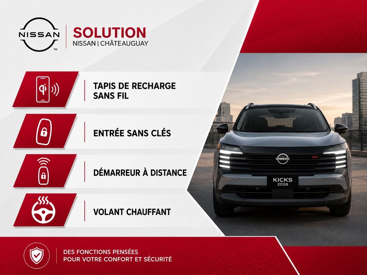 2026 NISSAN Kicks KICKS SV FWD Fresh Powder Châteauguay - photo #6