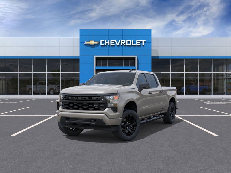 CHEVROLET Silverado 1500 Custom cabine multiplace 4RM 157 po 2026 Sables blancs