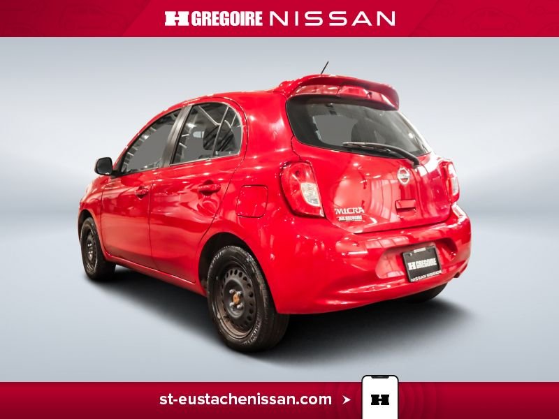 2017 Nissan MICRA Red Saint-Eustache - photo #7