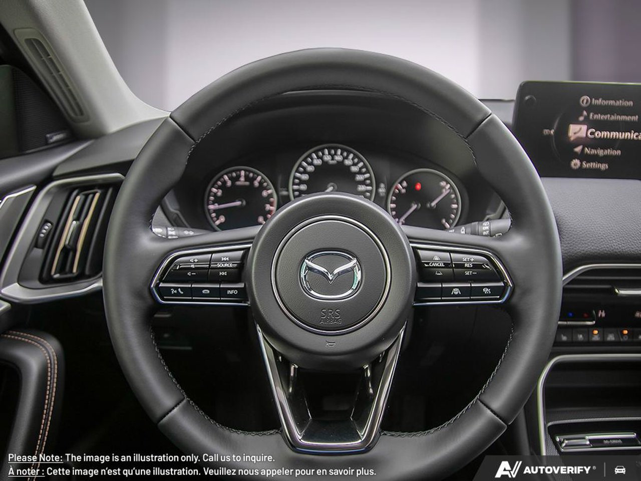 Mazda CX-90 hybride léger JM3KKDHD9T1389258 2026 Noir de jais mica Mirabel - photo #11
