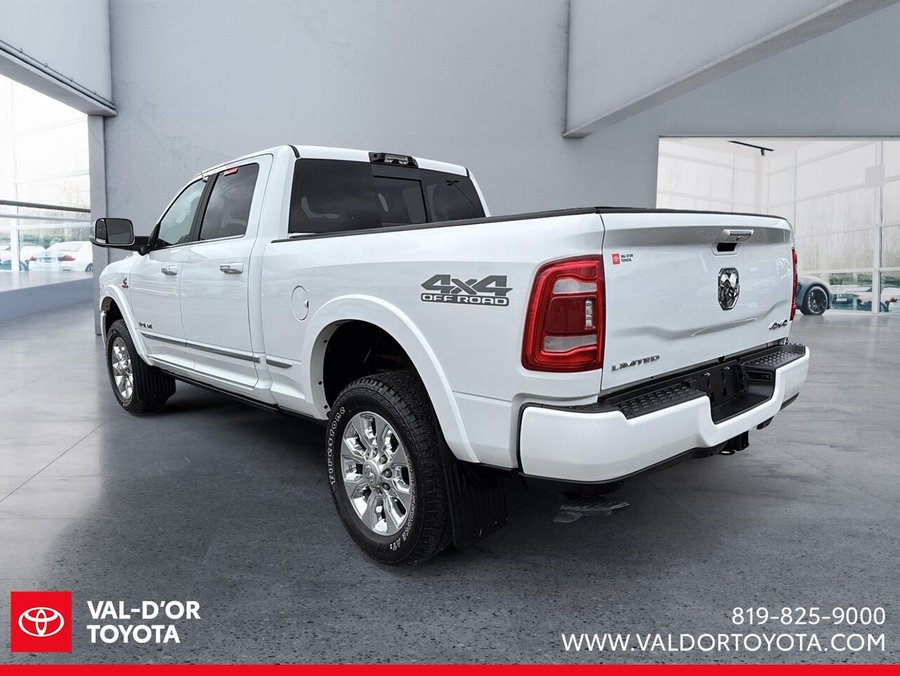 2022 Ram 2500 Limited cabine d'équipe 4x4 caisse de 6,4 pi White