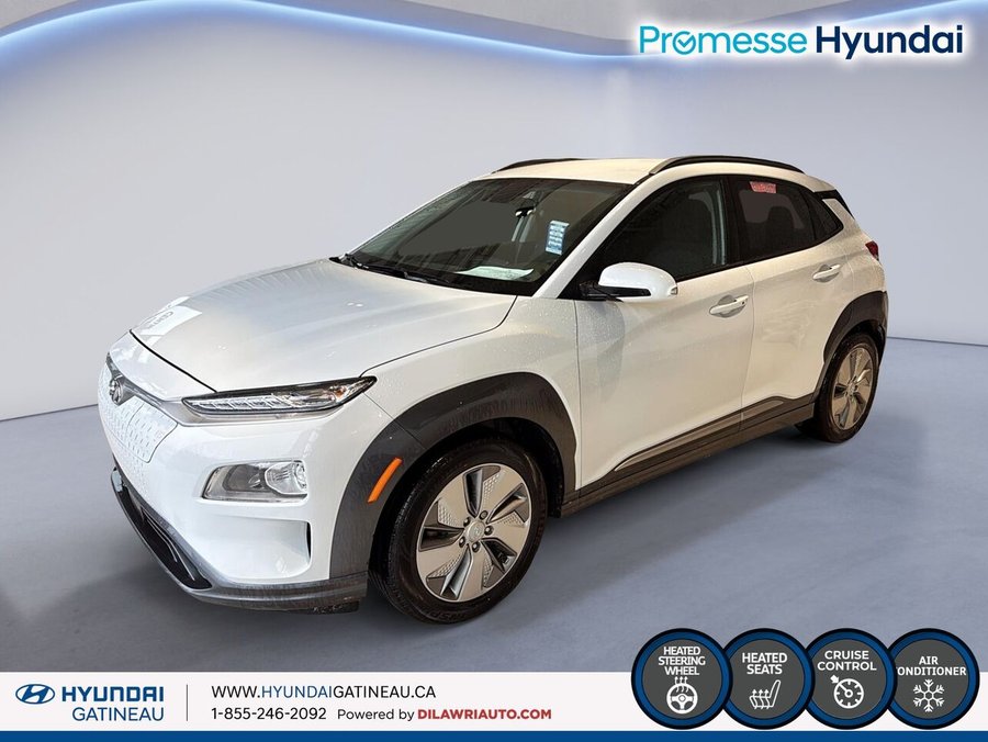 Hyundai Kona électrique Preferred TA *** Electrique , sieges chauffant , volants chauffants*** 2021 Blanc