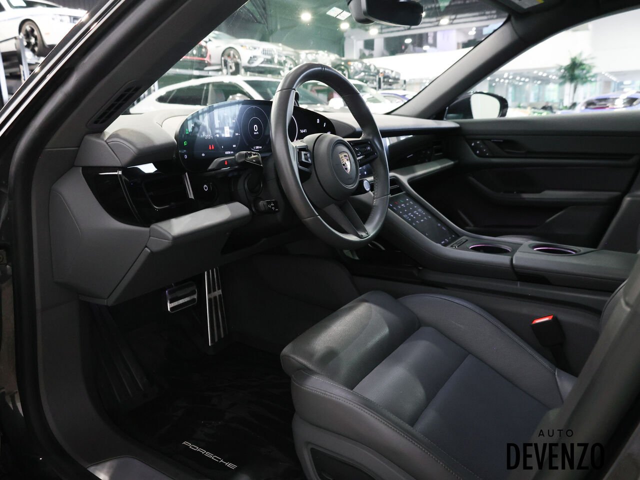 Porsche Taycan 2022 Gris Saint-Eustache - photo #10
