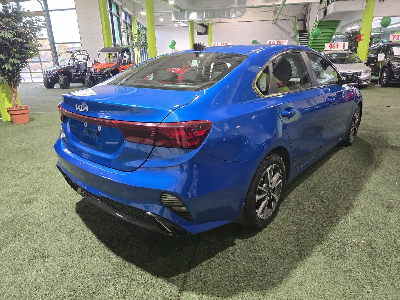 2023 Kia Forte Blue  - photo #5