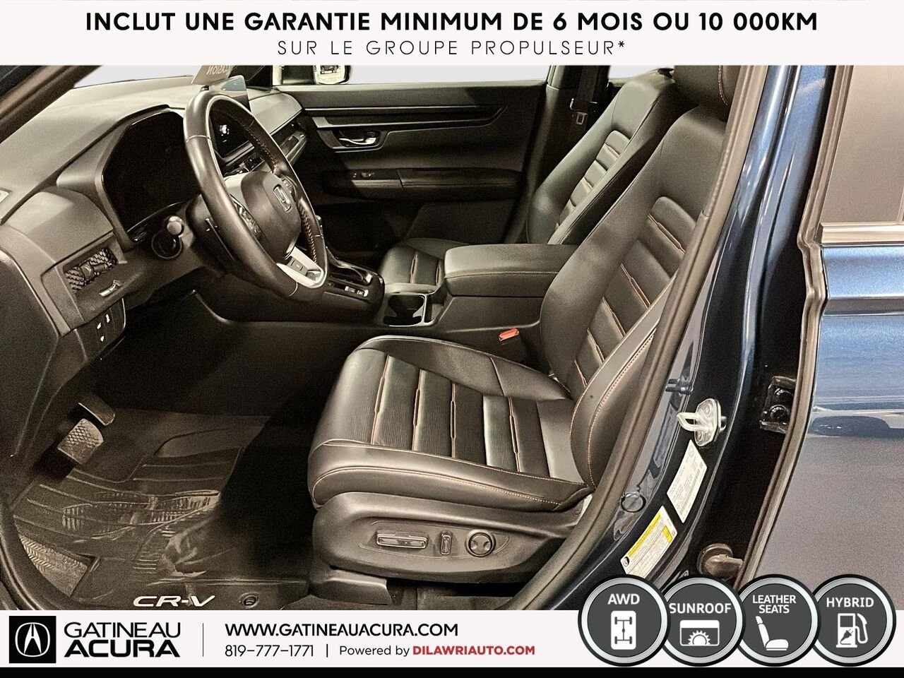 Honda CR-V hybride EX-L Traction Intégrale 2024 Bleu Gatineau - photo #25