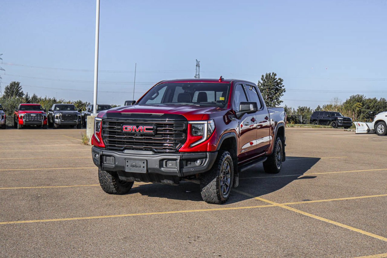 2024 GMC Sierra 1500 4WD Crew Cab 147 AT4X Red Sherwood Park - photo #3