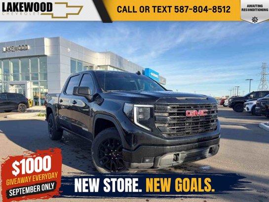 2025 GMC Sierra 1500 Elevation Preferred 5.3L X31 | Heated Bucket Seats Black