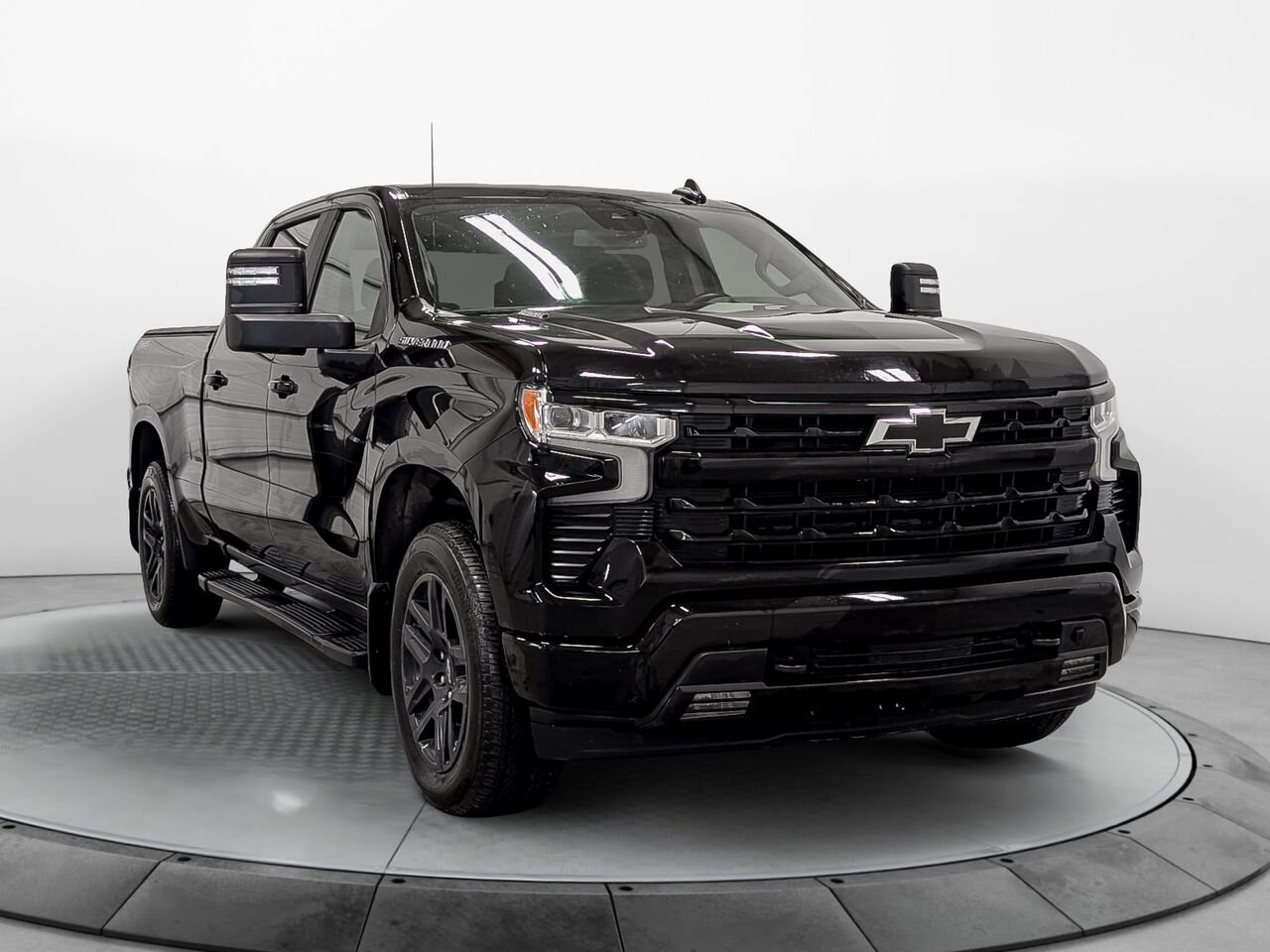 CHEVROLET Silverado 1500 RST Crew Cab Groupe Remorquage Max 3.0 Diesel 2025 Noir Sherbrooke - photo #1