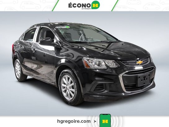 2018 Chevrolet Sonic LT AUTO A/C GR ELECT MAGS CAMERA BLUETOOTH Black