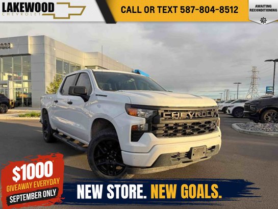 2024 Chevrolet Silverado 1500 Custom 2.7T | Cruise Control White