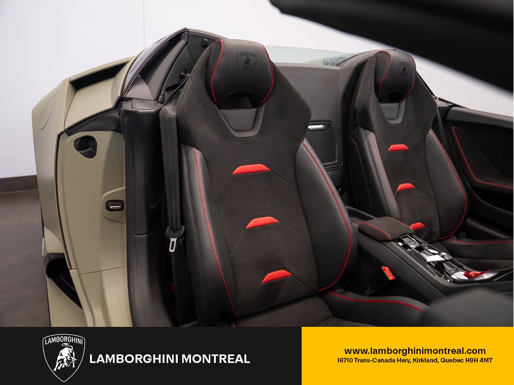 Lamborghini Huracan Evo RWD Spyder | Selezione 1 Year CPO | Wrapped (Original Paint Red) 2021 Vert Kirkland - photo #20