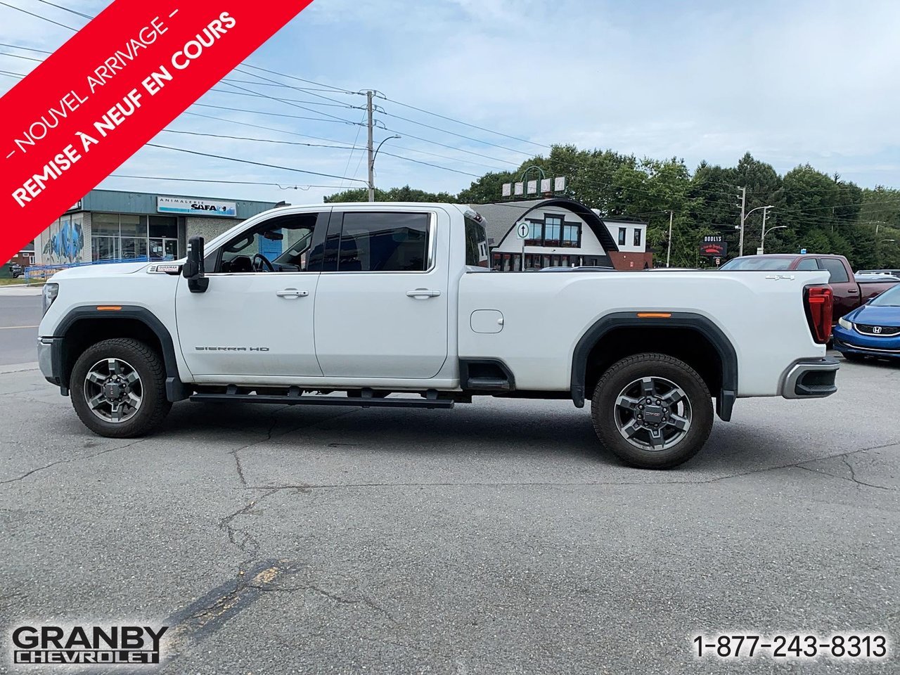 2025 GMC Sierra 2500HD SLE cabine multiplace 4RM 172 po | G3864 White Granby - photo #8