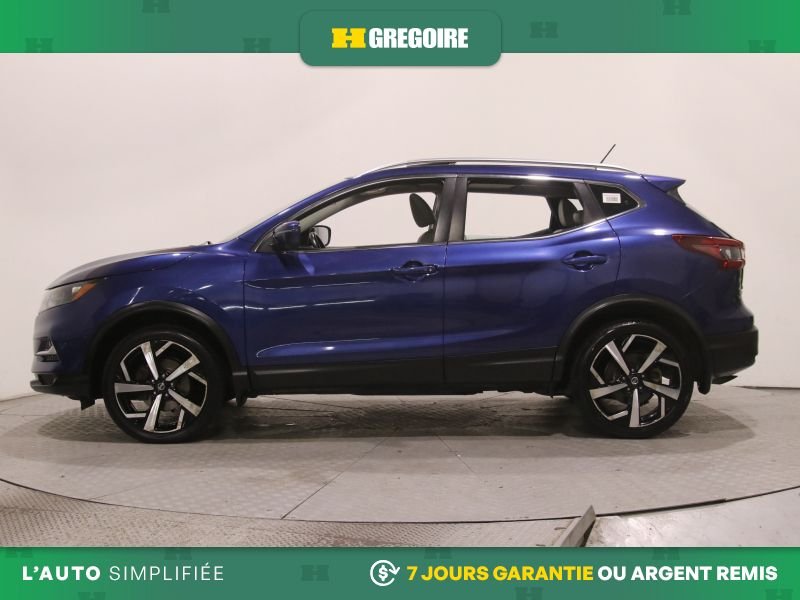 Nissan Qashqai SL AWD AUTO A/C CUIR TOIT NAV MAGS CAM RECUL BLEUT 2021 Bleu