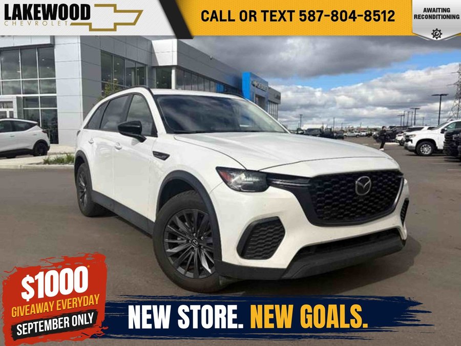 2025 Mazda CX-70 MHEV GS-L AWD 3.3L | Power Sunroof White
