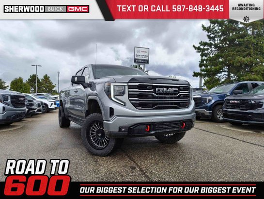 2025 GMC Sierra 1500 AT4 Premium 6.2L 6'6 Box | Aftermarket ReadyLift Lift Grey