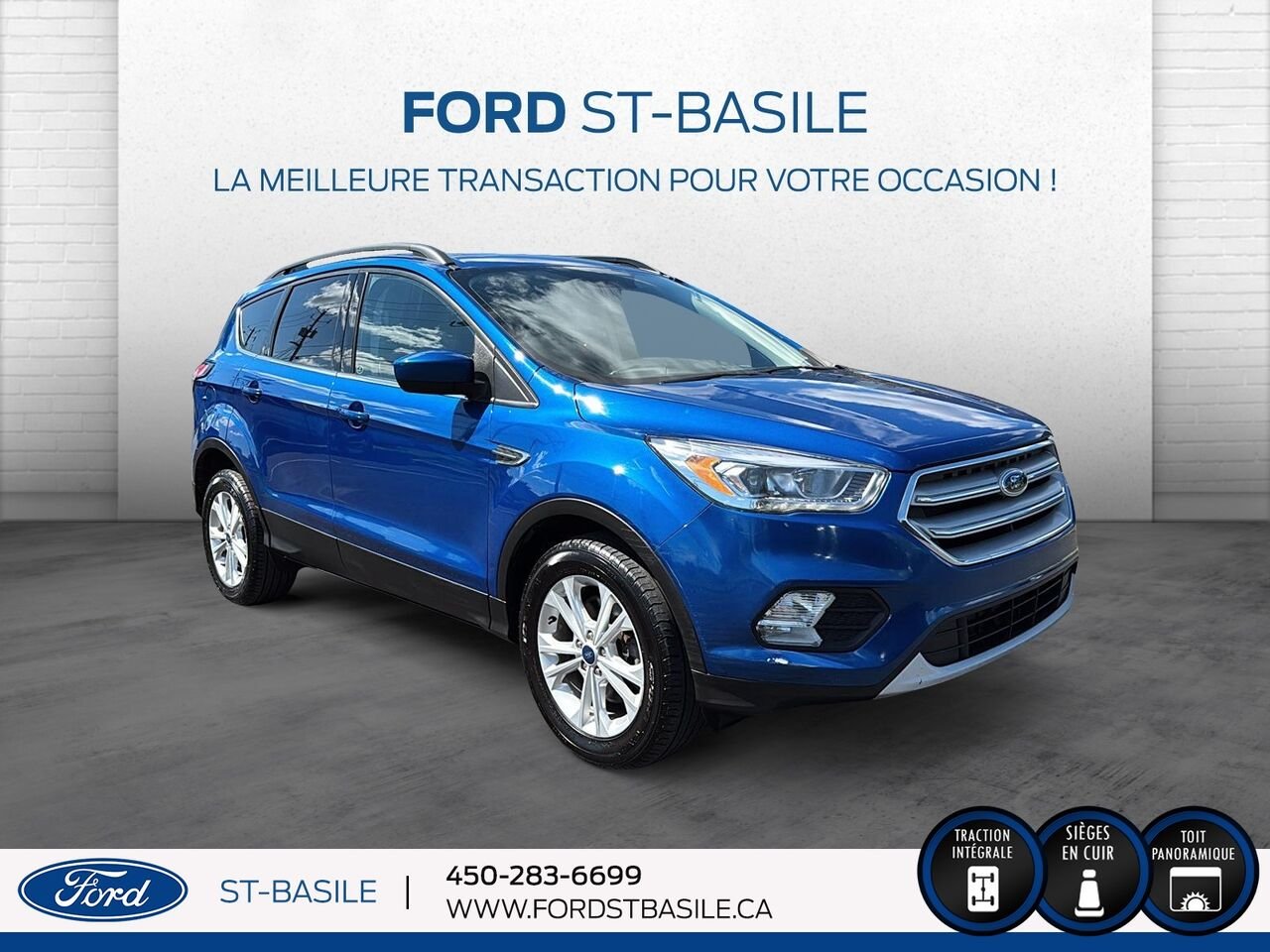Ford Escape 2018 Bleu Saint-Basile-le-Grand - photo #10