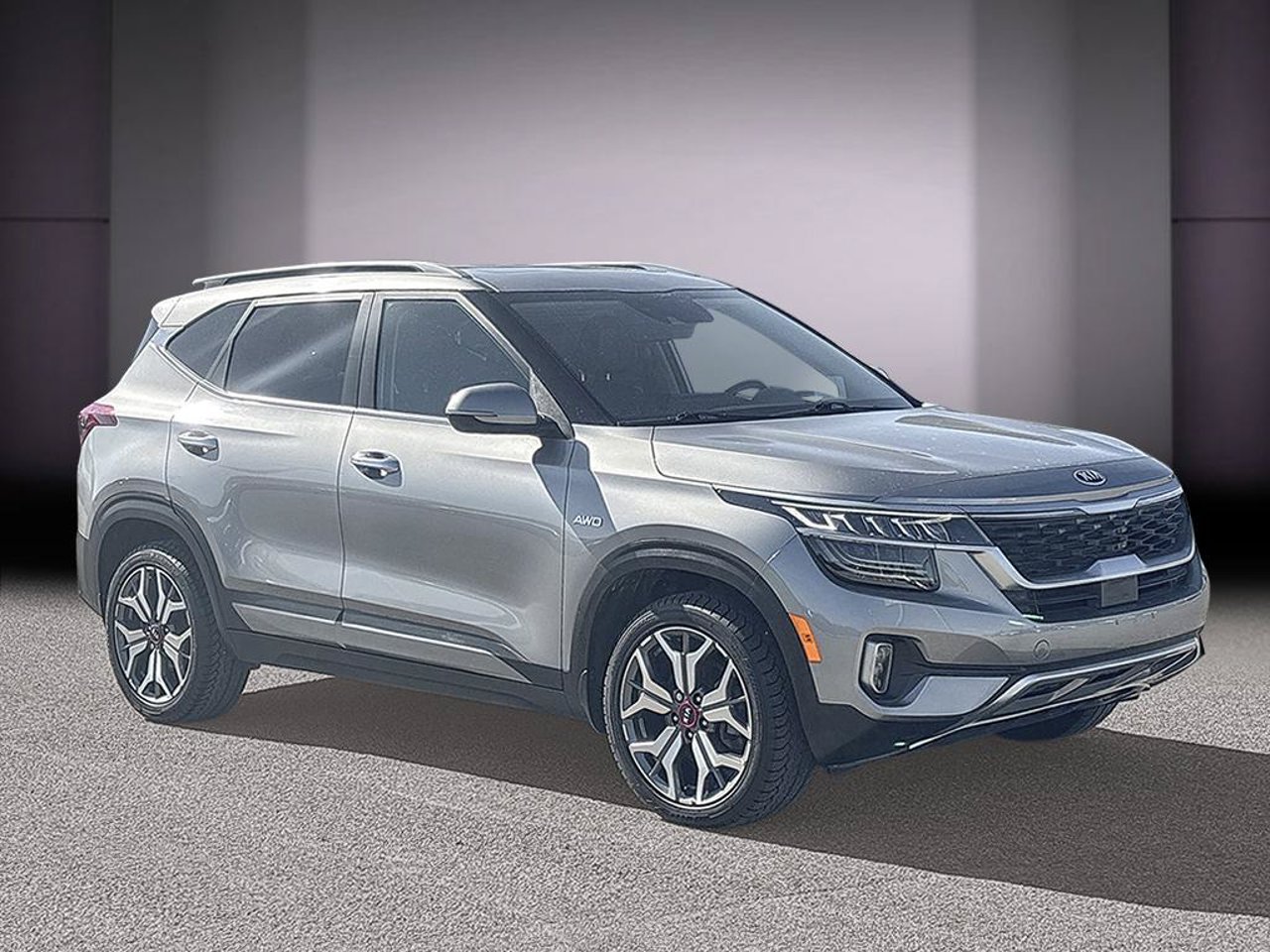 Kia Seltos KNDETCA27M7113522 2021 Gris Mirabel - photo #6