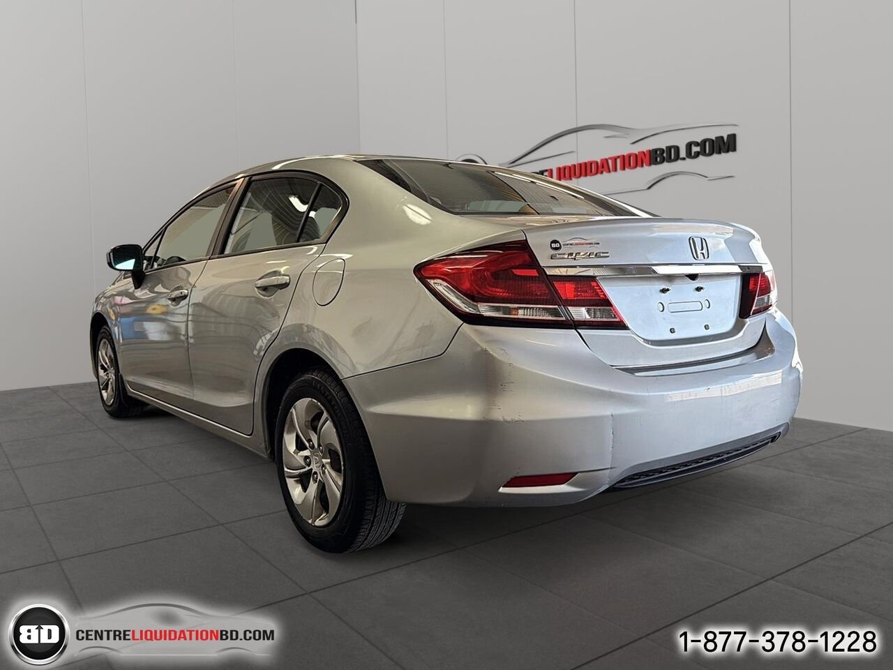 Honda Civic Sedan LX MANUELLE | BD0373 2015 Gris Granby - photo #7