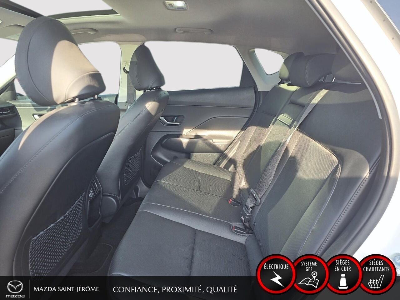 2025 Hyundai Kona Electric Preferred avec ensemble Trend | CUIR | TOIT OUVRANT | MAGS | White Saint-Jérôme - photo #20