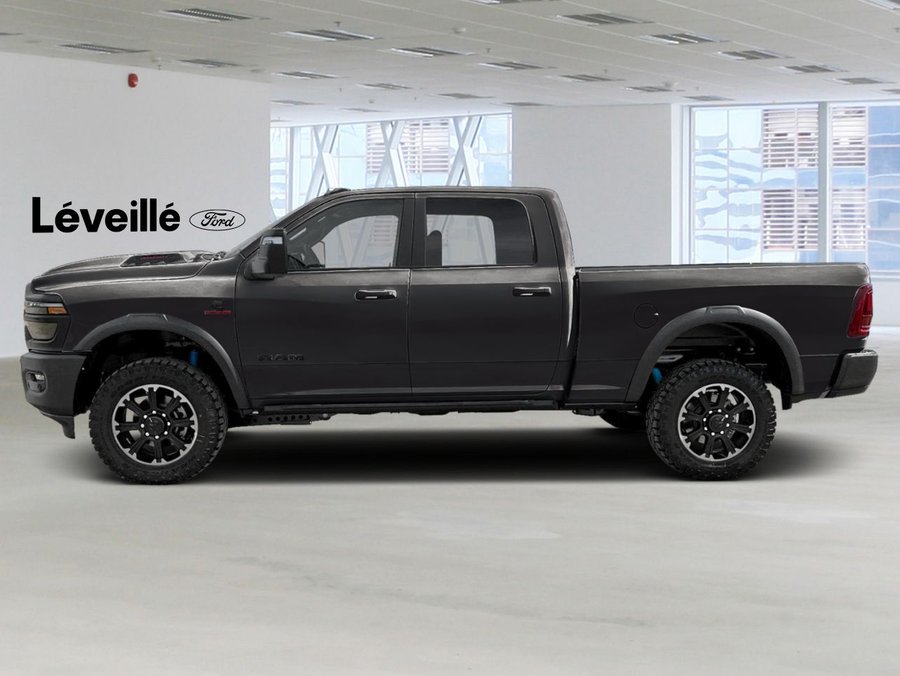 2027 RAM 2500 Rebel cabine d'équipe 4x4 caisse de 6 pi 4 po Diamond Black Crystal Pearl