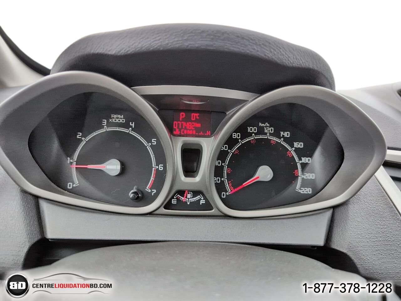 Ford Fiesta TITANIUM AUTOMATIQUE SIEGES CHAUFFANTS (BAS KM) | BD0131 2013 Rouge Granby - photo #18