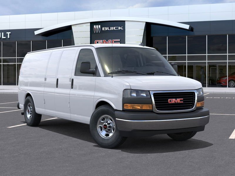 GMC Fourgonnette Savana utilitaire Traction arrière 2500 155 po 2025 BLANC SOMMET Sherbrooke - photo #6