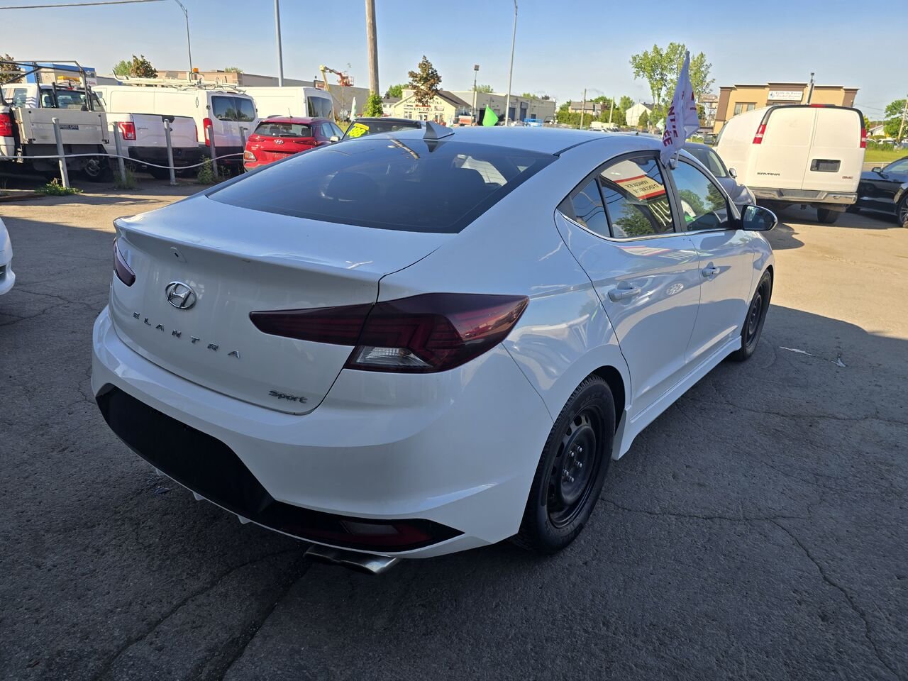Hyundai Elantra 2019 Blanc Longueuil, - photo #4