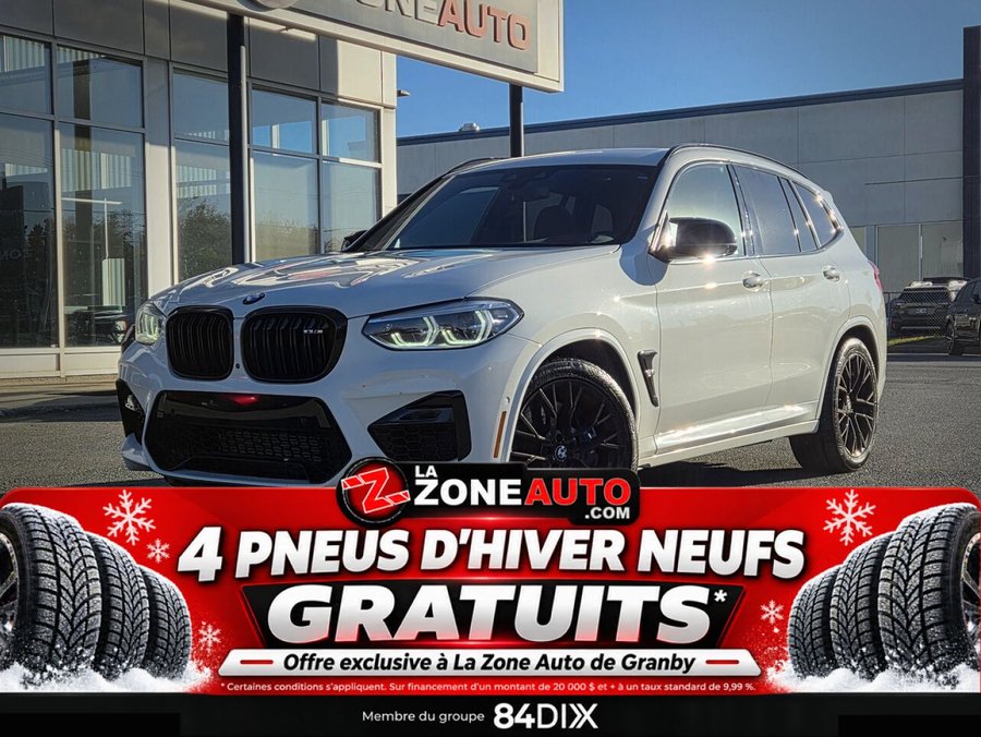 BMW X3 M COMPETITION 503 HP + LAUNCH CONTROL + JAMAIS ACCIDENTÉ 2020 Blanc