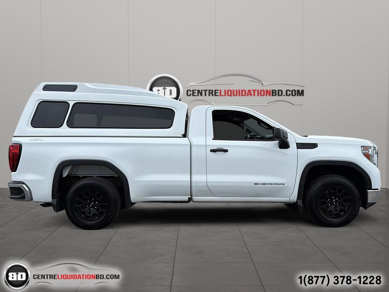 GMC Sierra 1500 SINGLE CAB V6 4X4 4.3L BOÎTE 8P + BOÎTE DE FIBRE | BD0341 2019 Blanc Granby - photo #3