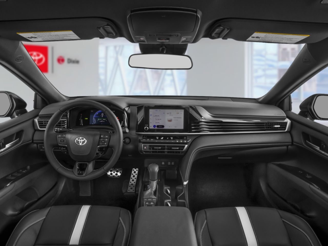 2025 Toyota Camry HYBRID SE UPGRADE AWD / CLEAN CARFAX / HEATED SEATS / MOONROOF / CARPLAY AND ANDROID AUTO Black Mississauga - photo #4