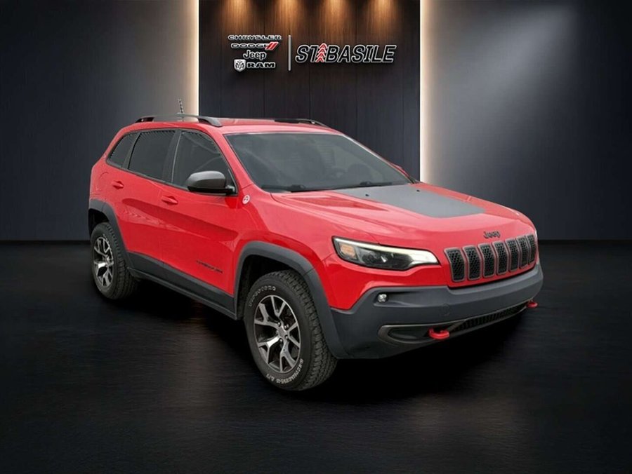 2019 Jeep Cherokee TRAILHAWK 4X4, ENSEMBLE TEMPS FROID, ATTACHE REMOR Red