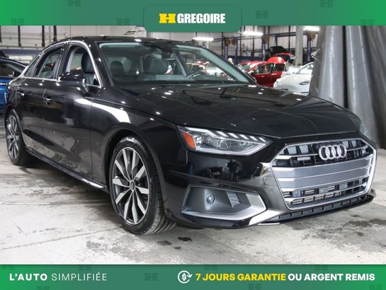 2024 Audi A4 Komfort AWD AUTO A/C MAGS CUIR TOIT CAM RECUL BLUE Black