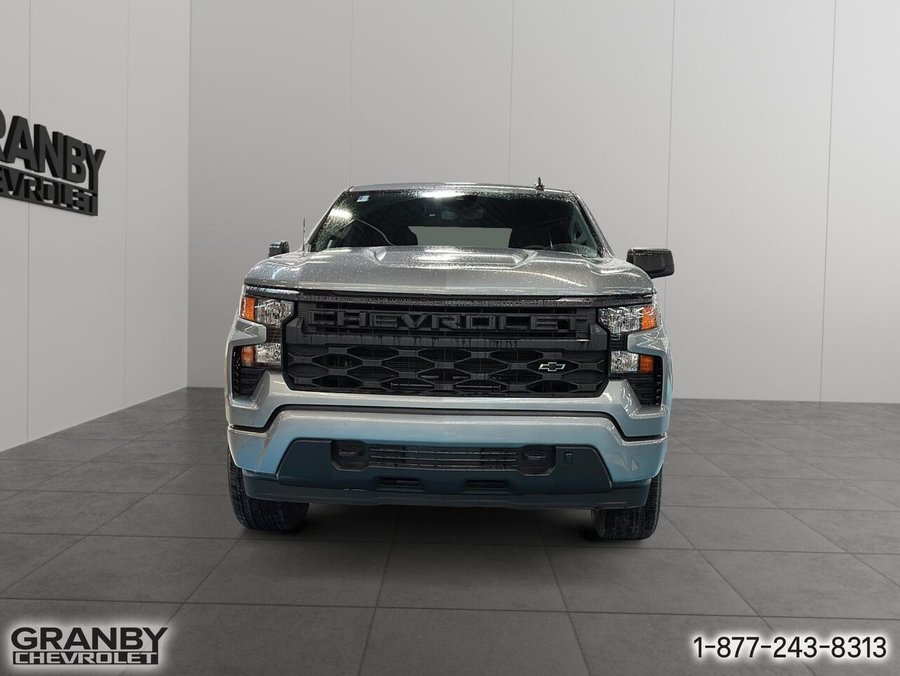 2026 CHEVROLET Silverado 1500 K1500 SILVERADO CREW CAB CUSTOM STD/BOX (1CX) STERLING GREY METALLIC