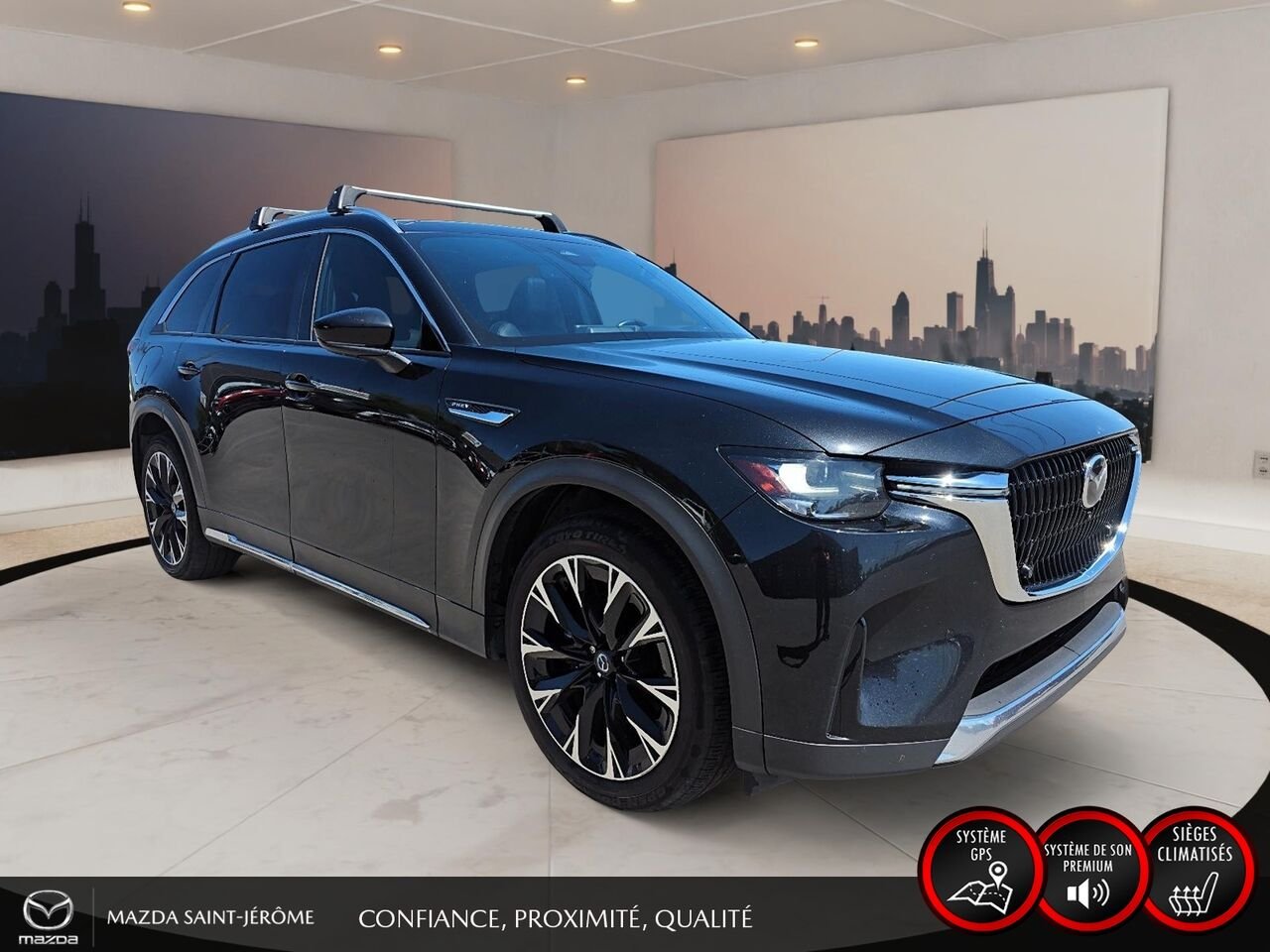2024 Mazda CX-90 hybride rechargeable Black Sainte-Agathe-des-Monts - photo #3