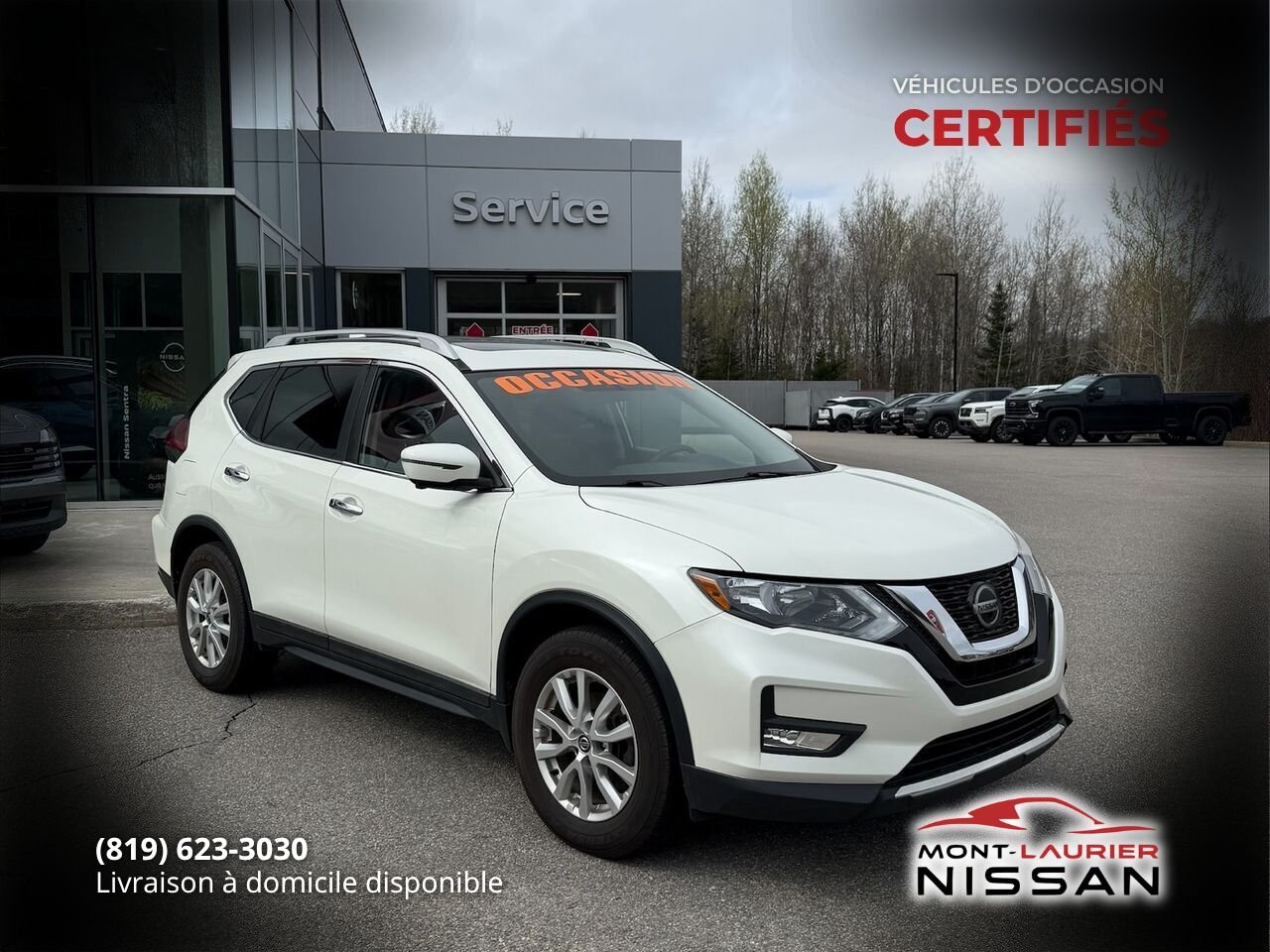 Nissan Rogue 2018 Blanc Mont-Laurier - photo #0