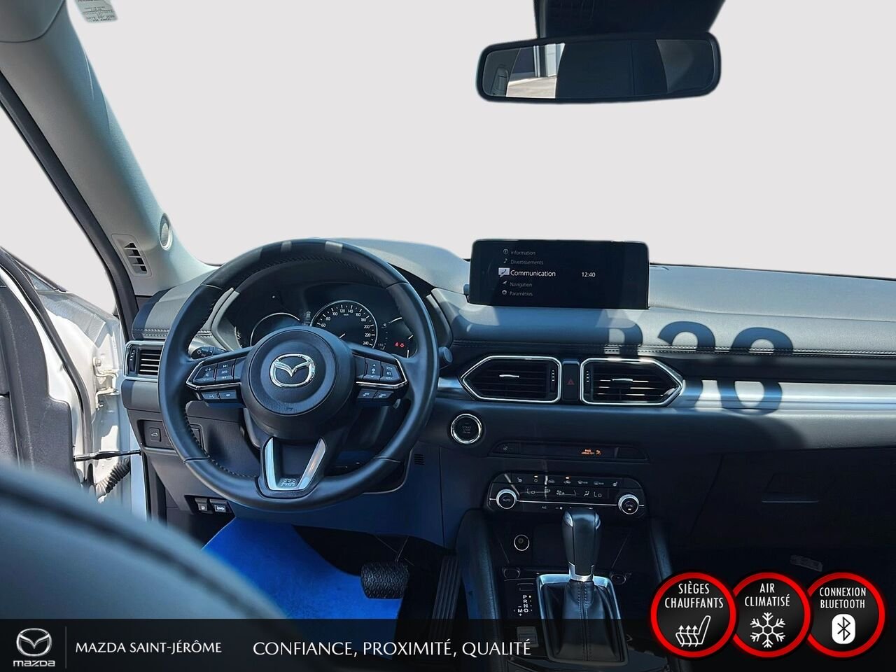 Mazda CX-5 GS LUXURY | TOIT OUVRANT | CUIR | AWD | 2023 Blanc Saint-Jérôme - photo #22