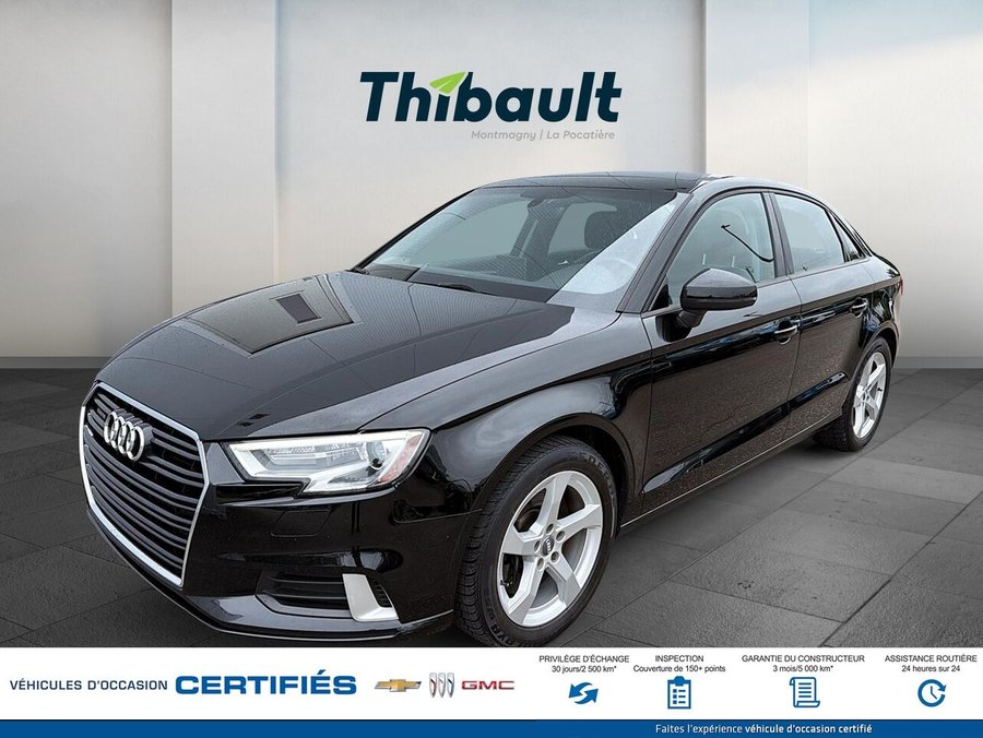 AUDI A3 Komfort 45 TFSI quattro 2019 Noir