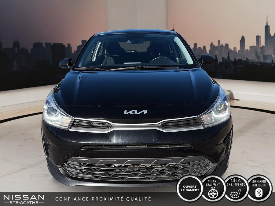 Kia Rio 5 portes LX+ IVT | UN SEUL PROPRIÉTAIRE | APPLE CARPLAY | CAMÉRA DE RECUL 2023 Noir