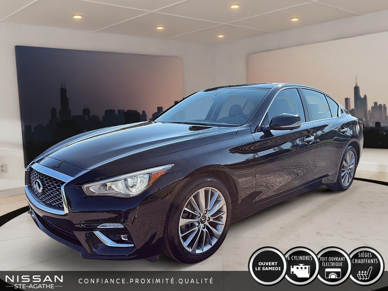INFINITI Q50 2024 Noir Ste-Agathe des Monts - photo #0